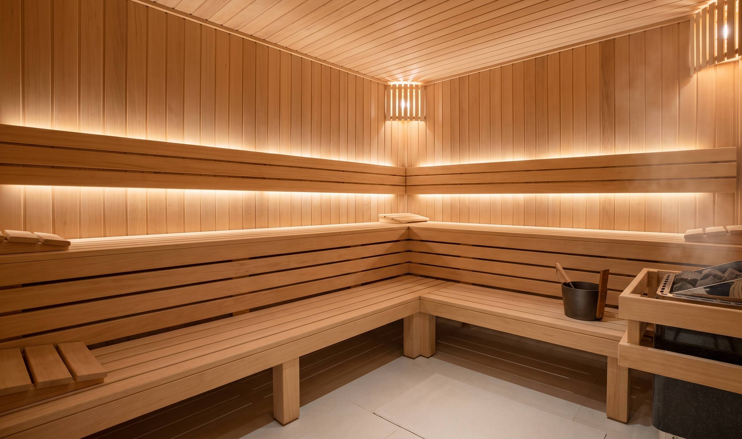 Dry and Steam Sauna Rooms